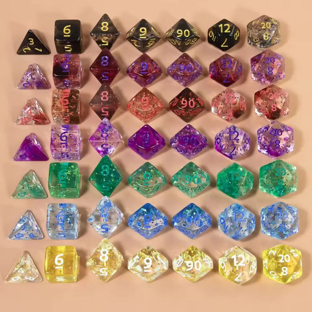 Crystal RPG Dice Set - Design 3
