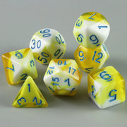 Board Game Accessories Cubes High Quality Acrylic Dice Unique Blood Effect Mixing Colours Effect For Entertainment Table Gaming