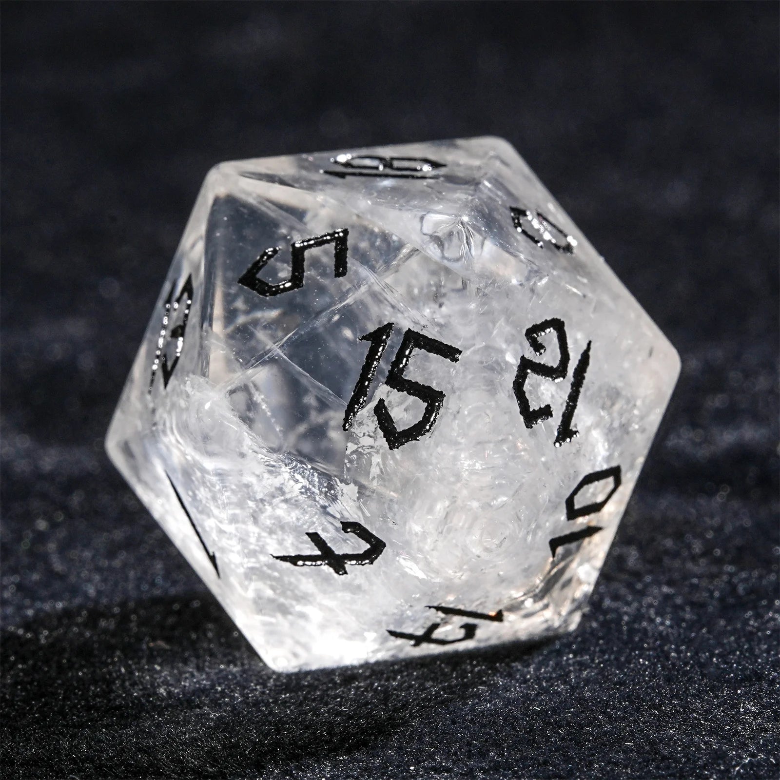 Black Crystal RPG Dice Set