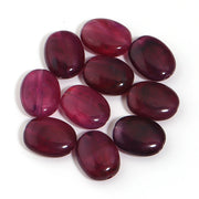20pcs Flat Oval Acrylic Beads Double Color Imitation Jade Stone Loose Beads For Jewelry Making Bracelet Necklace DIY Accessories