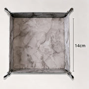 Dice Tray Leather Dice Tower for DND MTG Dices Storage Board Game Accessories Foldable Desktop Storage Box Shaped Square Hard