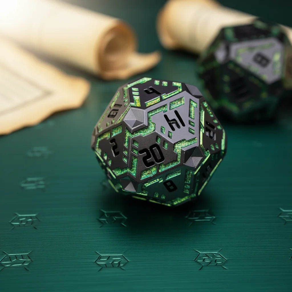 Mineral-Style RPG Dice Set - Design 10