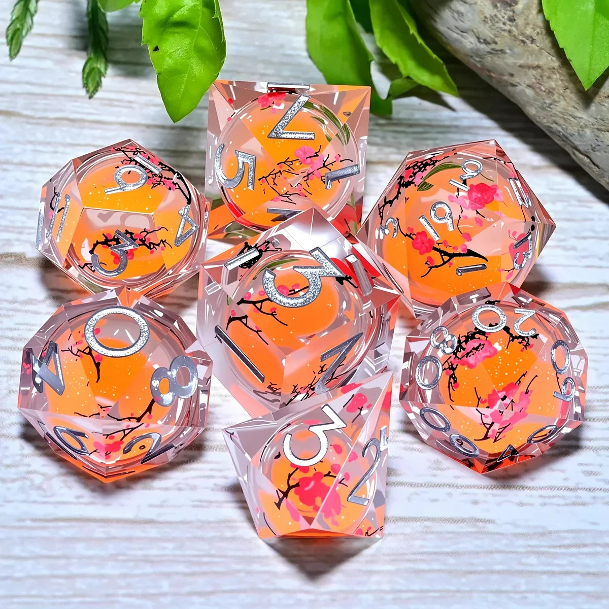 Resin Dice Set – 4 Colours to Choose From