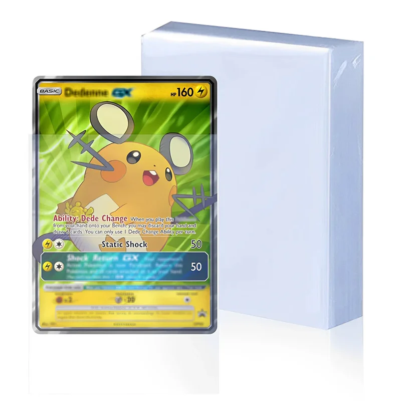 Clear Card Sleeves - 100 Pack - Design 15