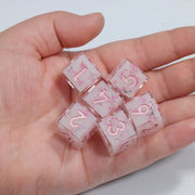 MINI PLANET DND 6pcs D6 Dice Set for TRPG Board Game Resin Dice with Sharp Edges 16mm 6-sided Dice Wholesale Custom