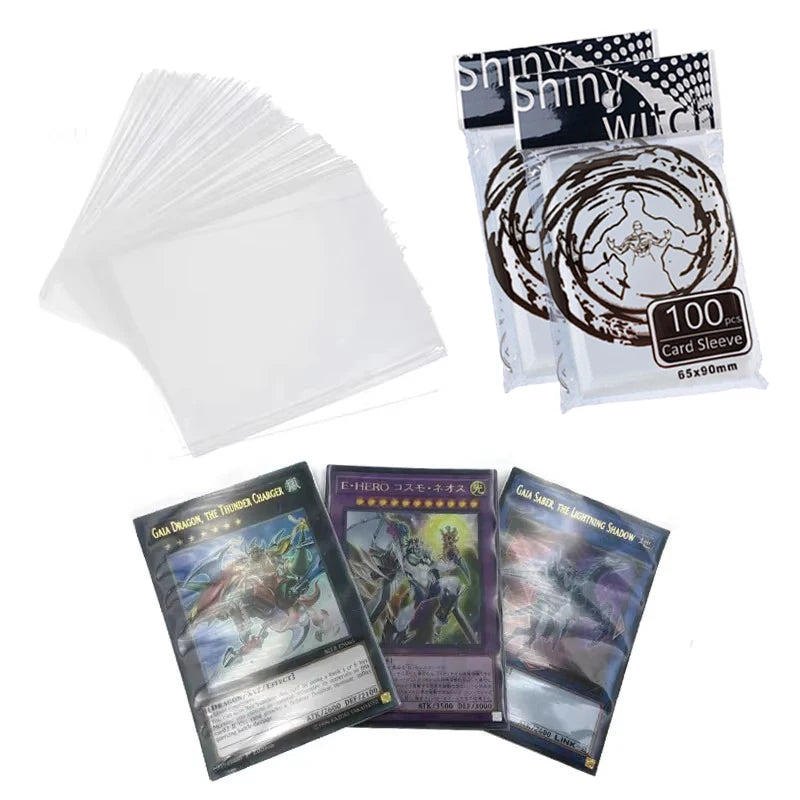 Clear Card Sleeves - 200 Pack - 65 x 90mm