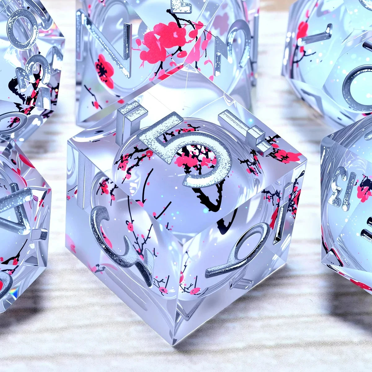 Resin Dice Set – 4 Colours to Choose From