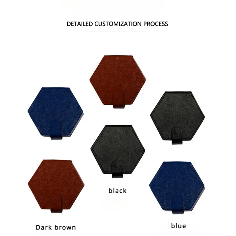 PU Hexagon Dice Storage Bag – 3 Colours to Choose From