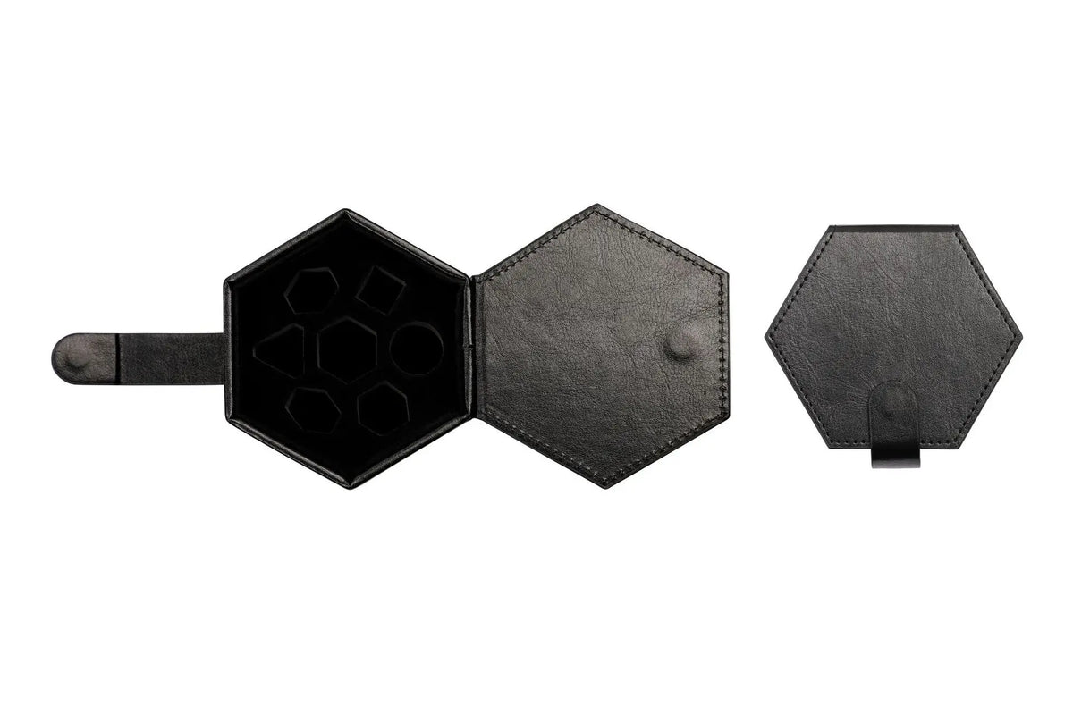 PU Hexagon Dice Storage Bag – 3 Colours to Choose From