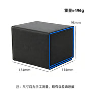 3-in-1 PU Leather Dice Tower & Storage Box with Drawers for Tabletop RPG