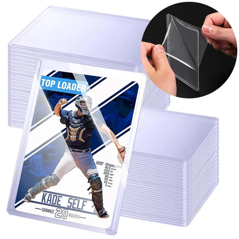 Clear Rigid Card Toploaders - Design 10