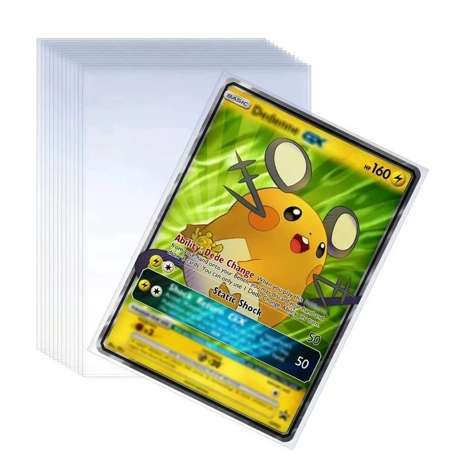 Clear Card Sleeves - 100 Pack - Design 6