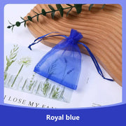 100Pcs/lot 7x9 9x12 10x15 13x18CM Organza Bags Jewelry Bag Wedding Party Decoration Drawable Bags Gift Pouches Jewelry Packaging