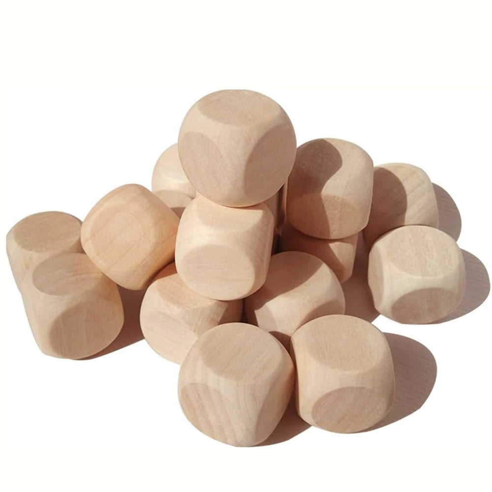 Wooden Component Cubes - 10 Pack