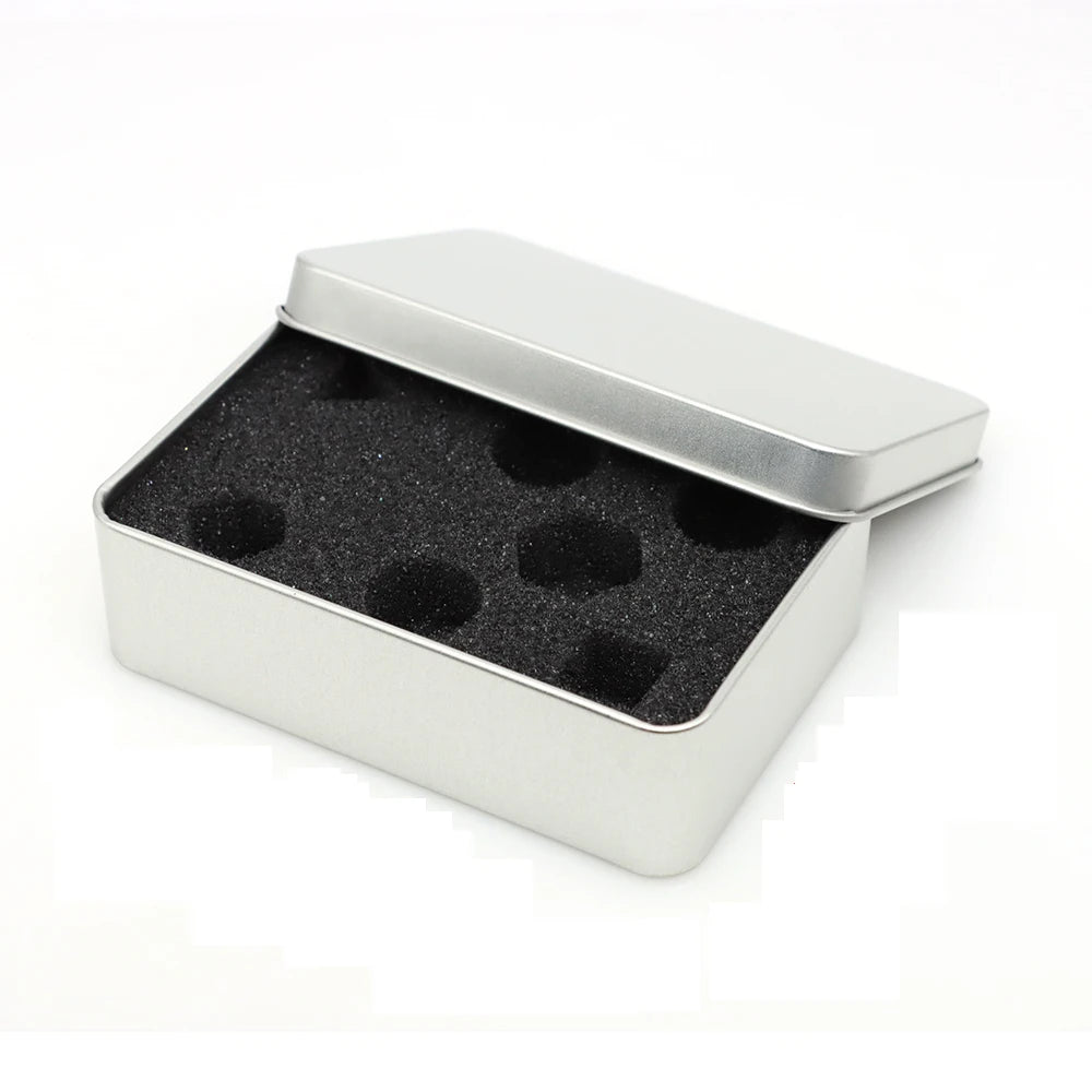 Natural Stone Dice Set – 7 Colours to Choose From