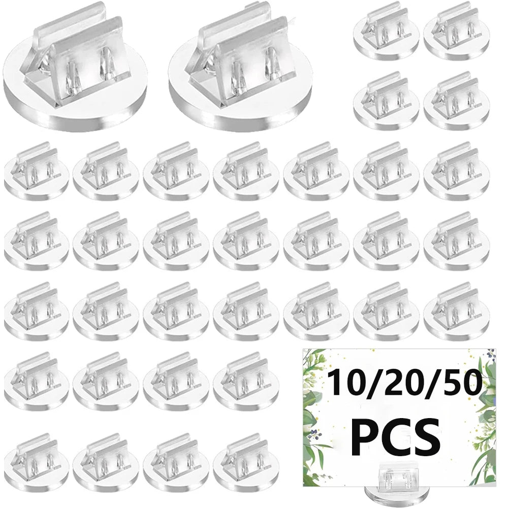 Plastic Hands-Free Card Holders - 50 Pack