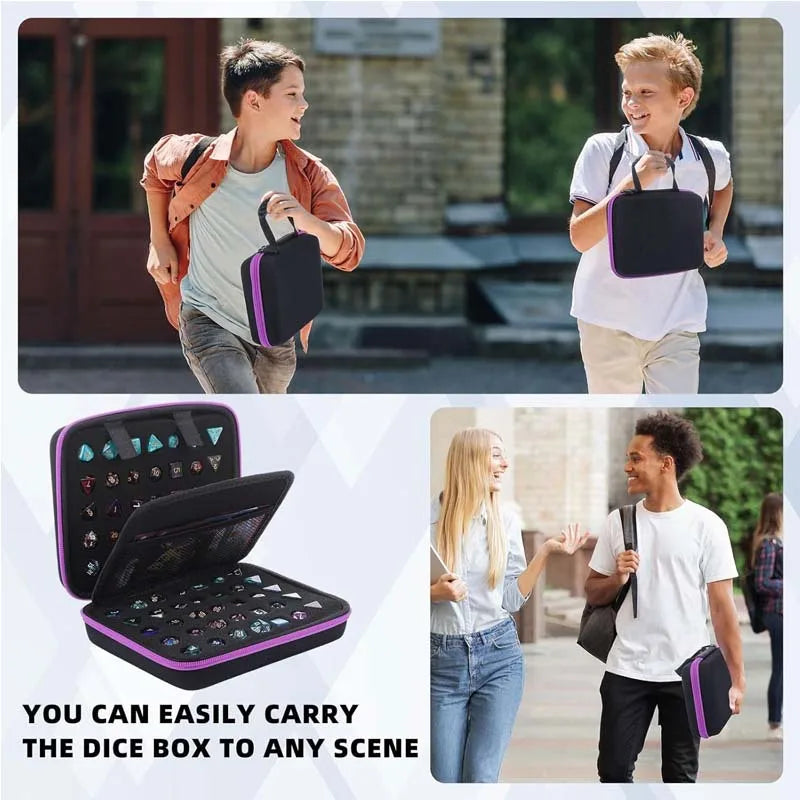 70-Hole Dice Storage Case – 3 Colours to Choose From