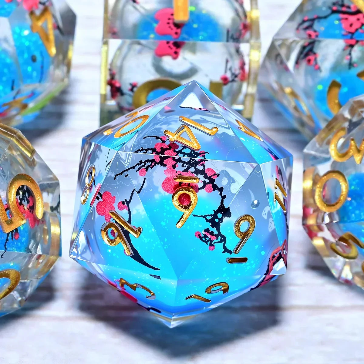 Resin Dice Set – 4 Colours to Choose From