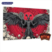 Demon Messenger and Rune Array Magic Card Battle Mat MTG Playmat Anti-slip Base Gathering Gaming Mats Board Game Mat for TCG