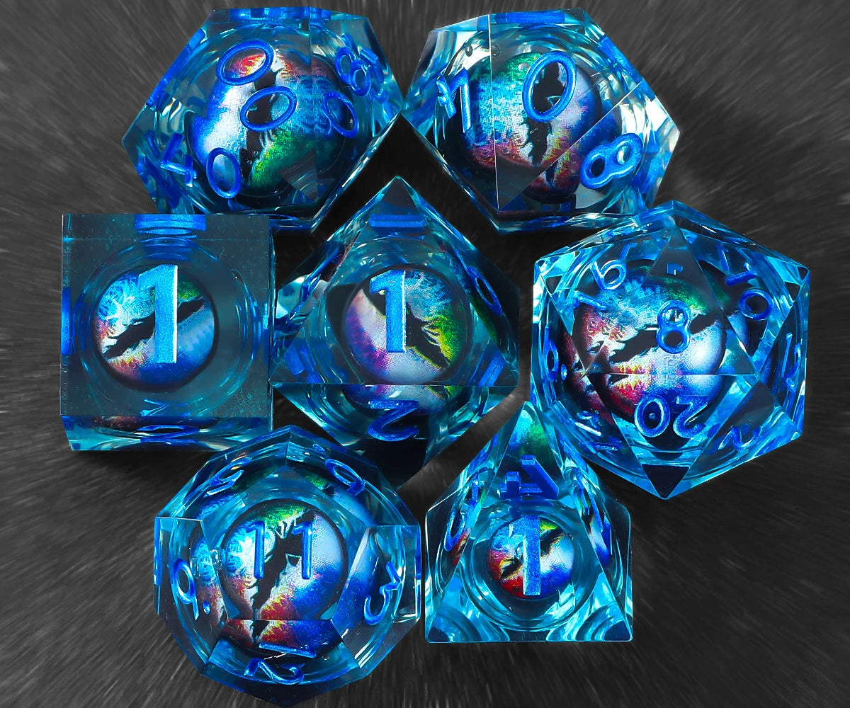 Mineral-Style RPG Dice Set - 7 Piece - Design 13