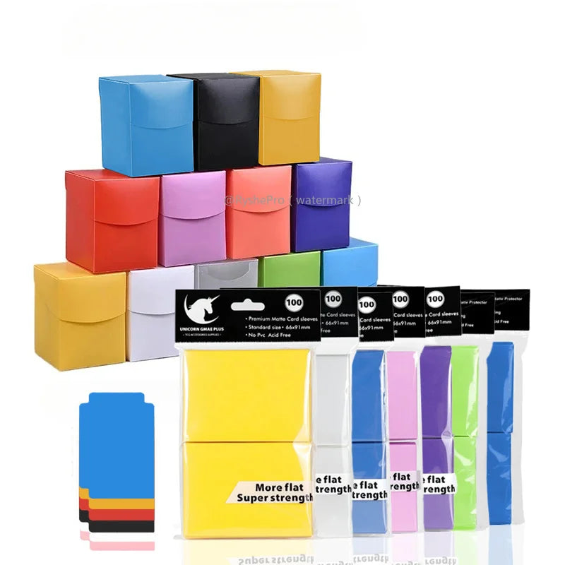 Clear Card Sleeves - 100 Pack - Design 18