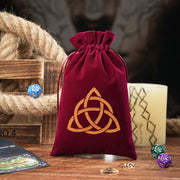 1pc Velvet 14x22cm Large Size Moon Phase Tarots Cards Storage Bag Jewelry Pouch Travel Cosmetic Gift Bag Hand bag Coin Dice bag