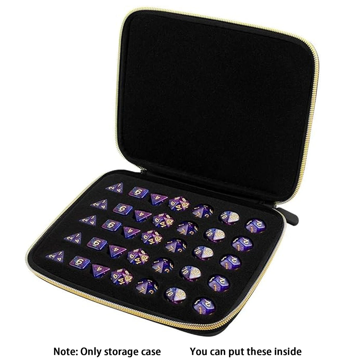 Dice Case with Rolling Tray - Holds 35+ – Keep Every Roll on the Table