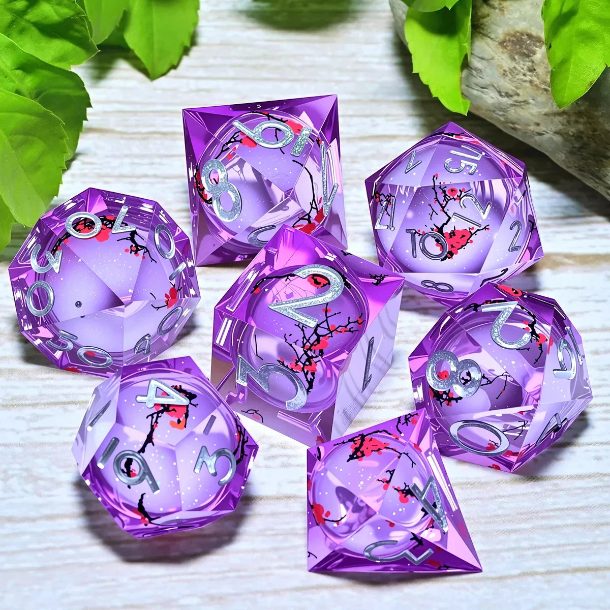 Resin Dice Set – 4 Colours to Choose From