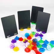50/20/10 Pcs Translucent Plastic Card Stands Perfect for Board Game Accessories Fixed Props and Card Holders