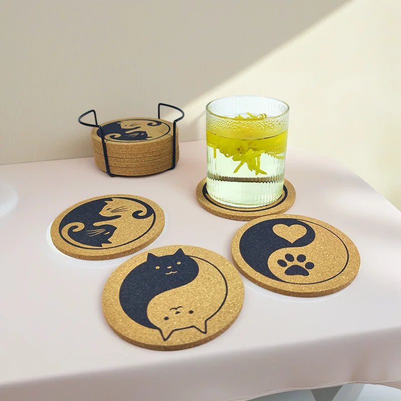 Round Cork Component Pads - Design 11