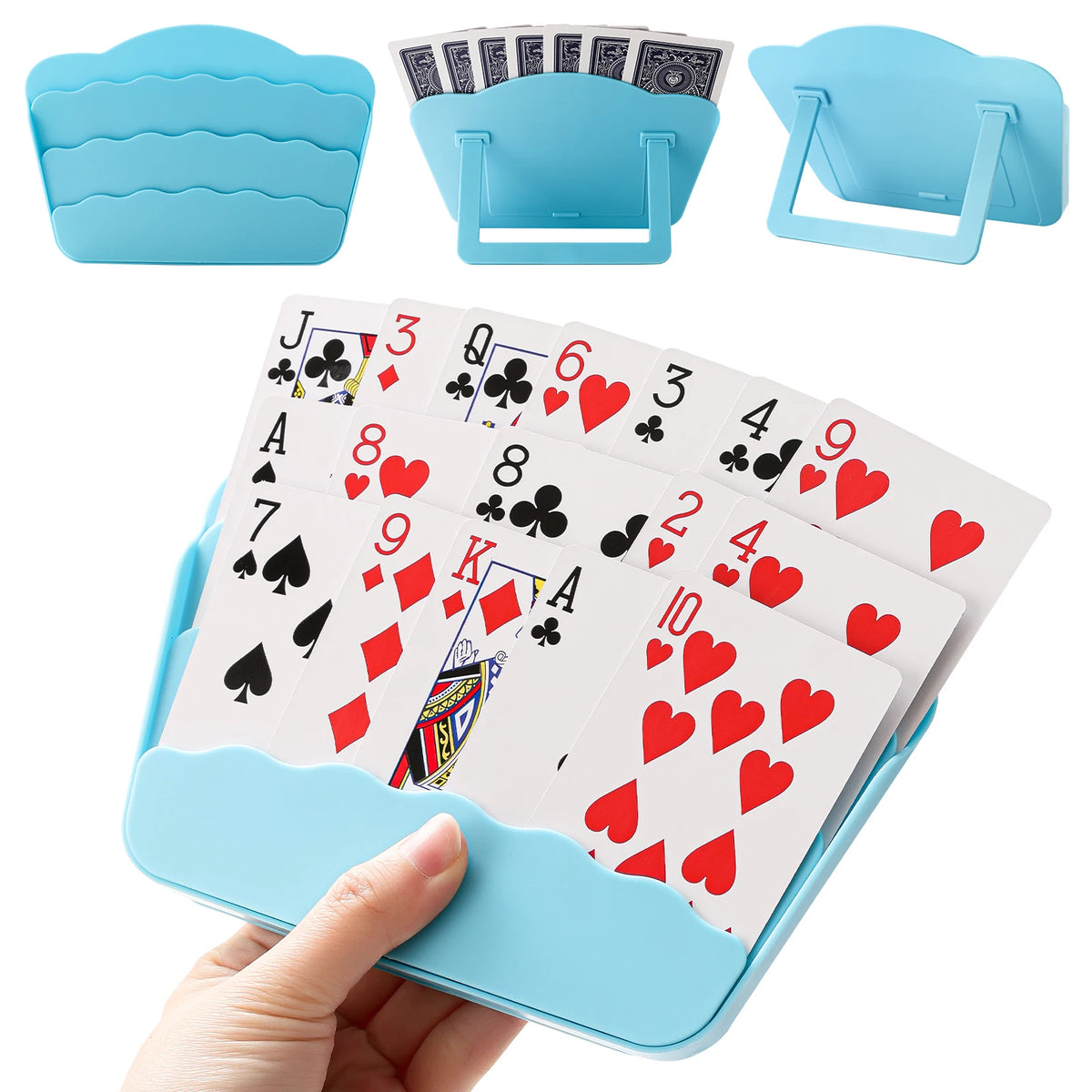 Hands-Free Poker Card Stand – 21 Colours to Choose From