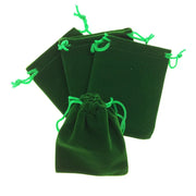 10pcs Jewelry Velvet Drawstring Bag Christmas Party Gift Packaging High Quality Soft Cloth Bag Dust Bag Luxury Pouch