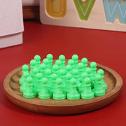 New 32pcs Chessman Plastic Pawns Checkers Pieces For Games Tabletop Markers Components 2.5*1.5cm