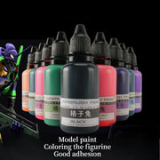 30g Model Bleaching Paint Graffiti DIY Doll Pen Painted Up Model Coloring Water-based Paint Environmental Protection Spraying