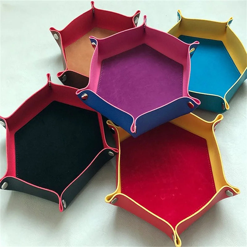 PU Hex Dice & Token Tray - Design 6