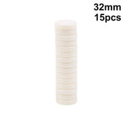 15Pcs Backgammon 20/27/32MM Multi Color Western Chess Round Plastic Draughts Blank Chess Smart Duel Chess Games Accessories