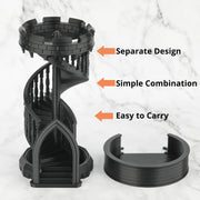 Dice Tower, RPG Collectible for Roleplaying Tabletop Games, Delivers Random Rolls Atmosphere to Every Session