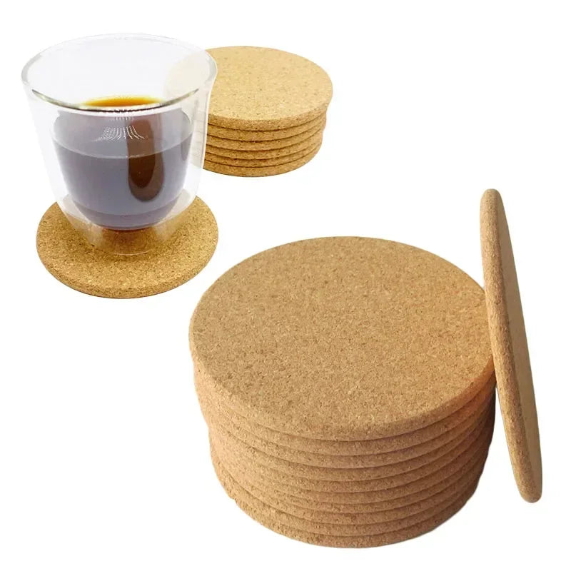 Round Cork Component Pads - 100 Pack