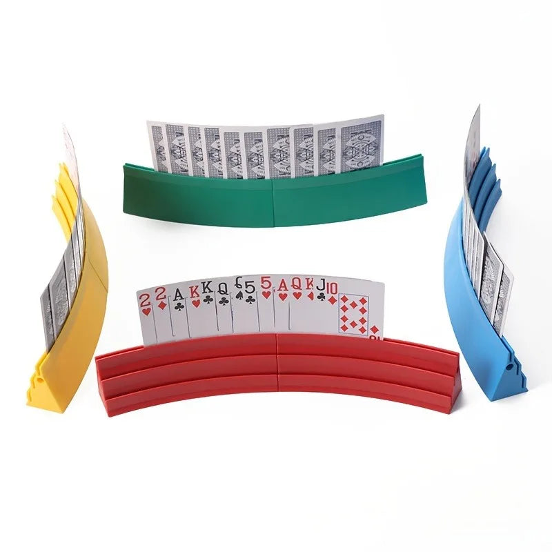 3-Tier Hands-Free Card Holder - Set of 4 – 6 Colours to Choose From