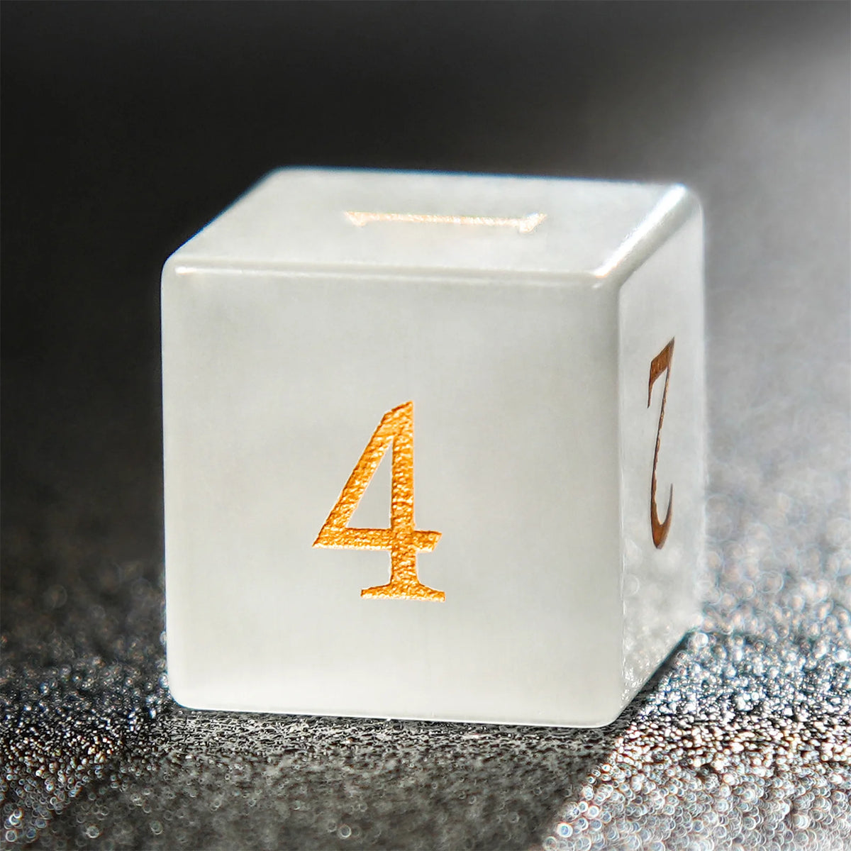 White Jade RPG Dice Set - 7 Piece