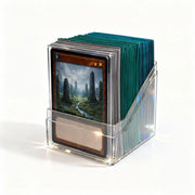 Acrylic Card Storage Box Transparent Secure Storage TCG Deck Box Clear Display 100PCS Capacity Card Display Box
