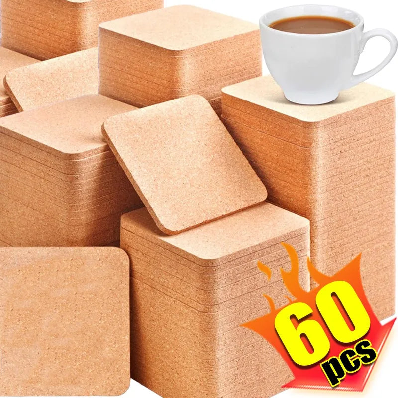 Square Cork Component Pads - Design 2