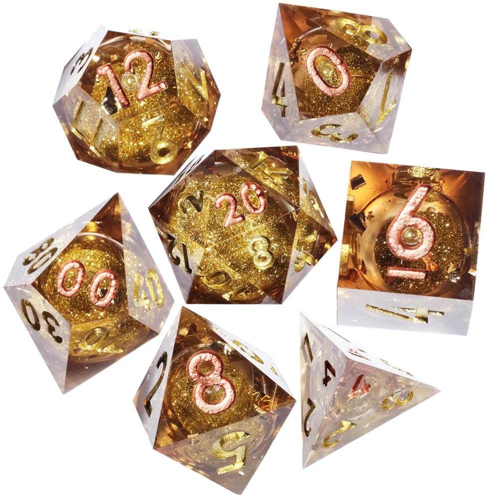 Mineral-Style D6 Dice Set - Design 7