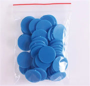 100Pcs/Lot Plastic Poker Chips Casino Bingo Markers Token Fun Family Club Board Games Toy Creative Gift 9 Colours 25mm