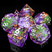 Handmade DND Gift For Board Games Polyhedral Resin DND Dice Set Role Playing Table Game RPG Dice Sharp Edge Dice-Layer13