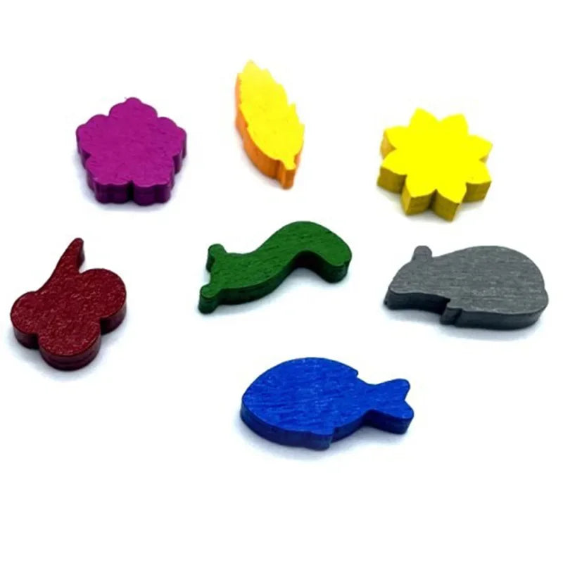 Mini Wooden Game Markers - 10 Pack