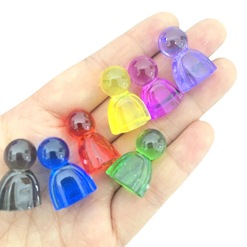Acrylic Meeples - 20 Pack - 24 x 16 x 12mm