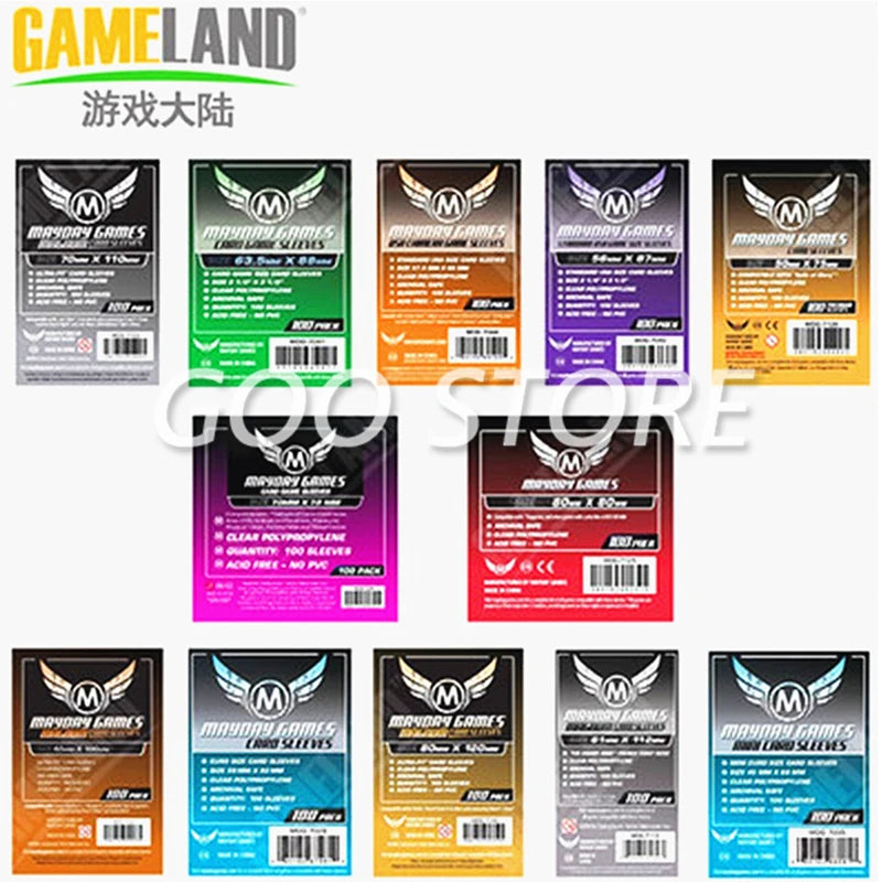 Clear Card Sleeves - Design 9