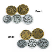 Retro Plating Metal Zinc Alloy Coins High Quality Game Coins Collection Coins 30 Pcs Per Set for Board Game Accessories