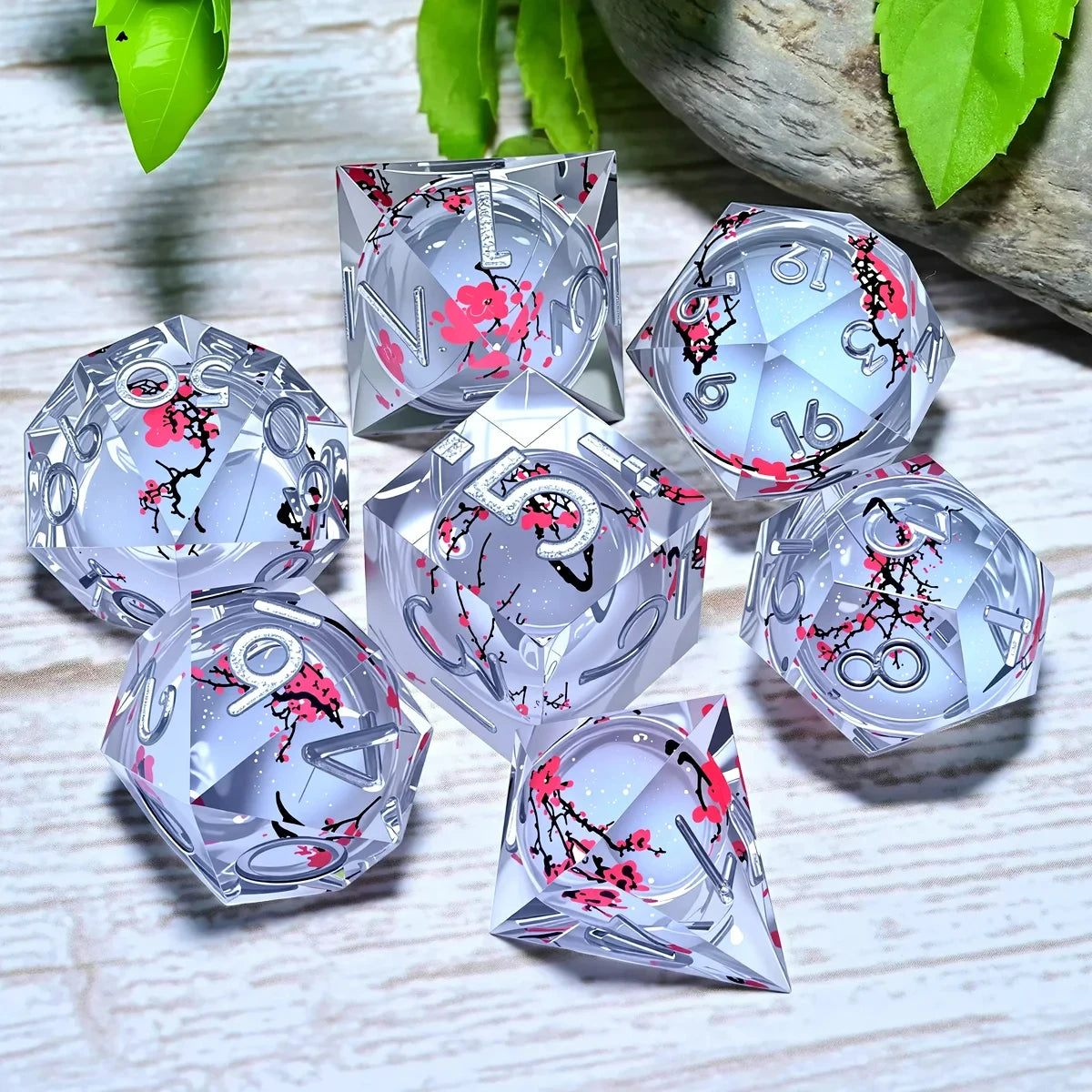 Resin Dice Set – 4 Colours to Choose From